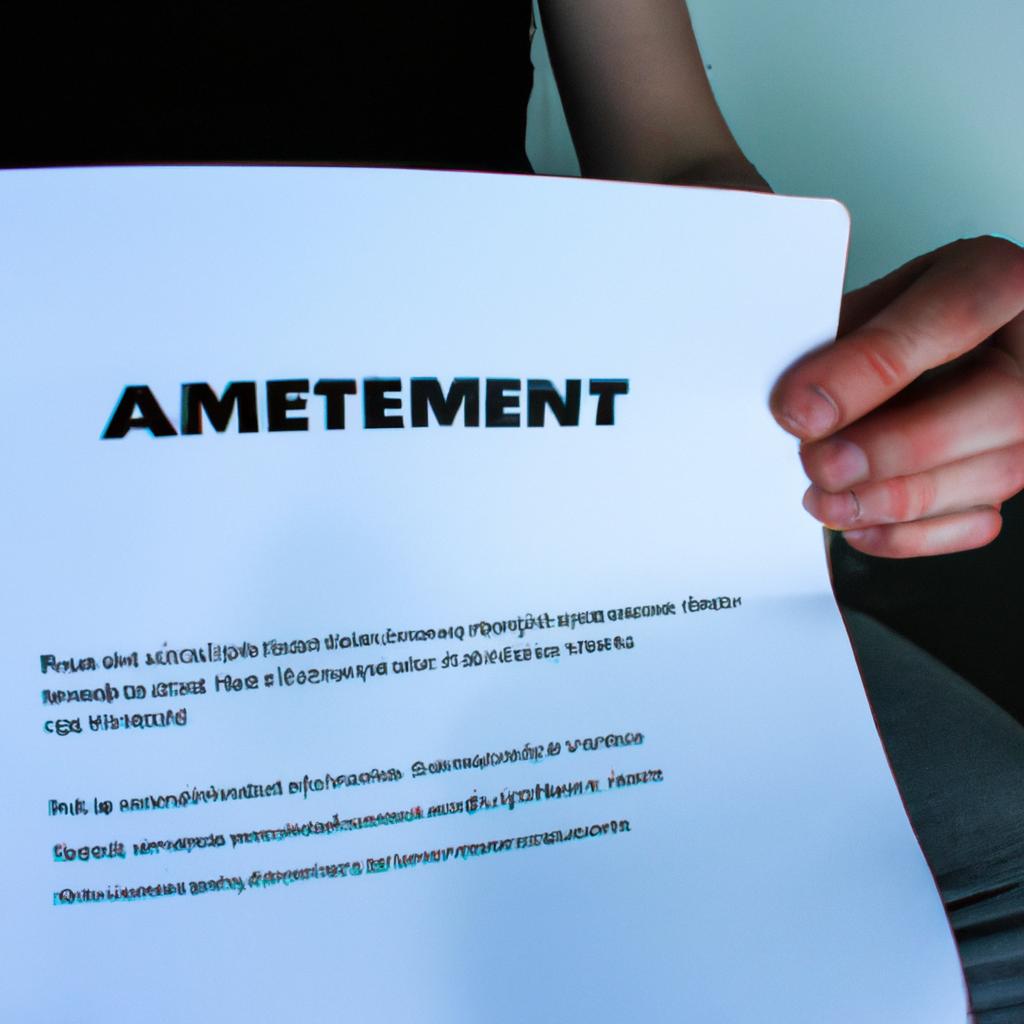 Person holding rental agreement, frustrated
